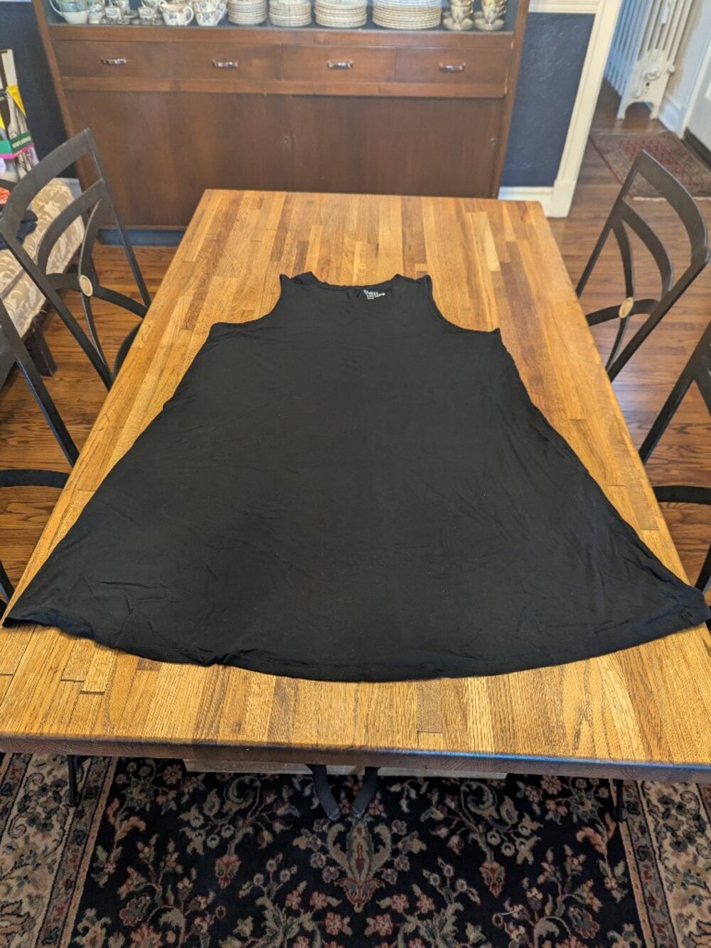 Flattering Black Tank Dress with POCKETS Time and Tru XXXL